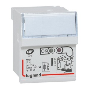 Cassette de remplacement pour parafoudre réf. 003951 et 003953 LEGRAND
