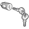 Barillet à clé type 405 - pour porte métal ou vitrée XL³ - 1 jeu de 2 clés LEGRAND