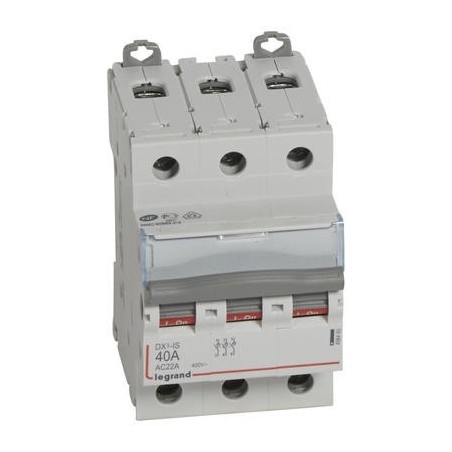 Interrupteur-sectionneur DX³-IS 3P 400V~ - 40A - 3 modules LEGRAND