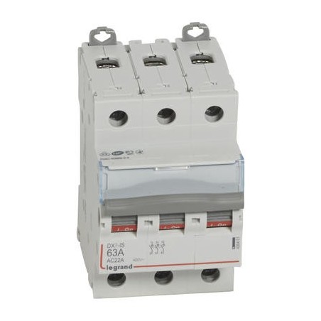 Interrupteur-sectionneur DX³-IS 3P 400V~ - 63A - 3 modules LEGRAND
