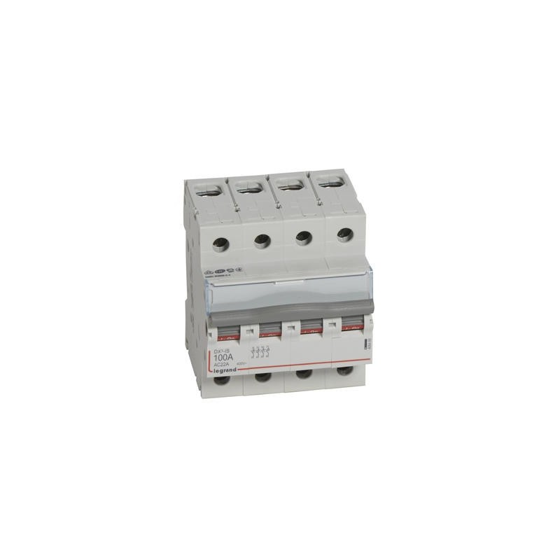 Interrupteur-sectionneur DX³-IS 4P 400V~ - 100A - 4 modules LEGRAND