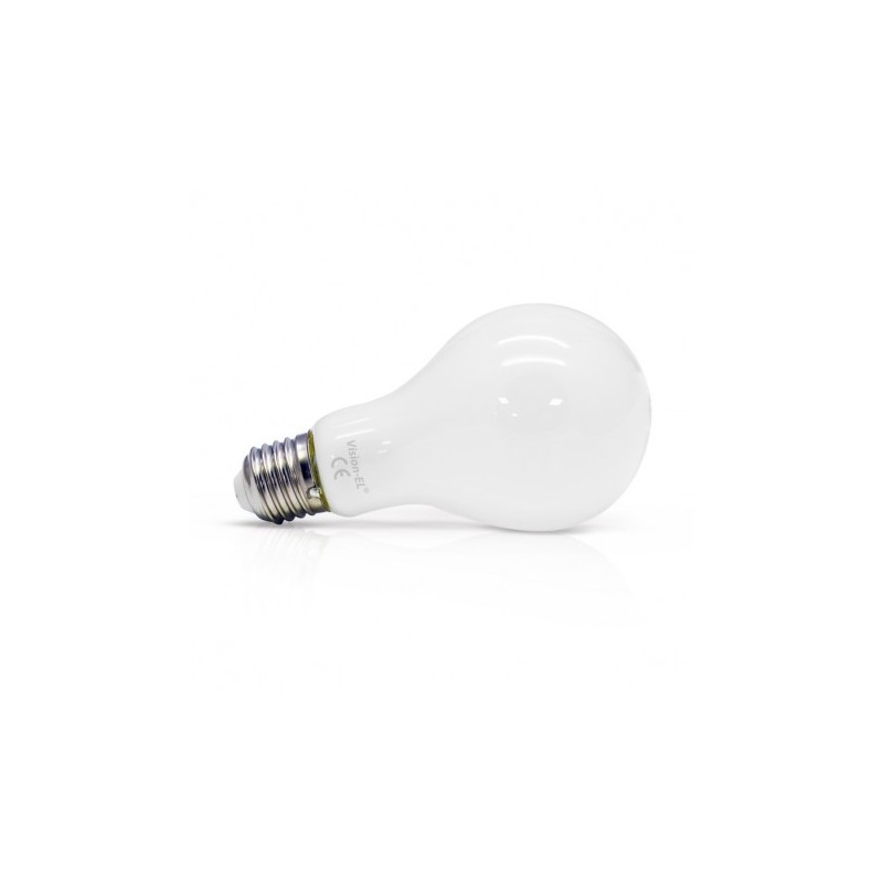 Ampoule LED E27 Bulb filament dépoli 8W 2700°K - Blister de 3 VISION EL