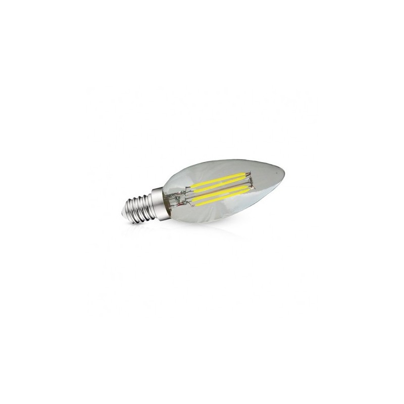 Ampoule LED E14 4W 4000°K - filament flamme - par 3 VISION EL