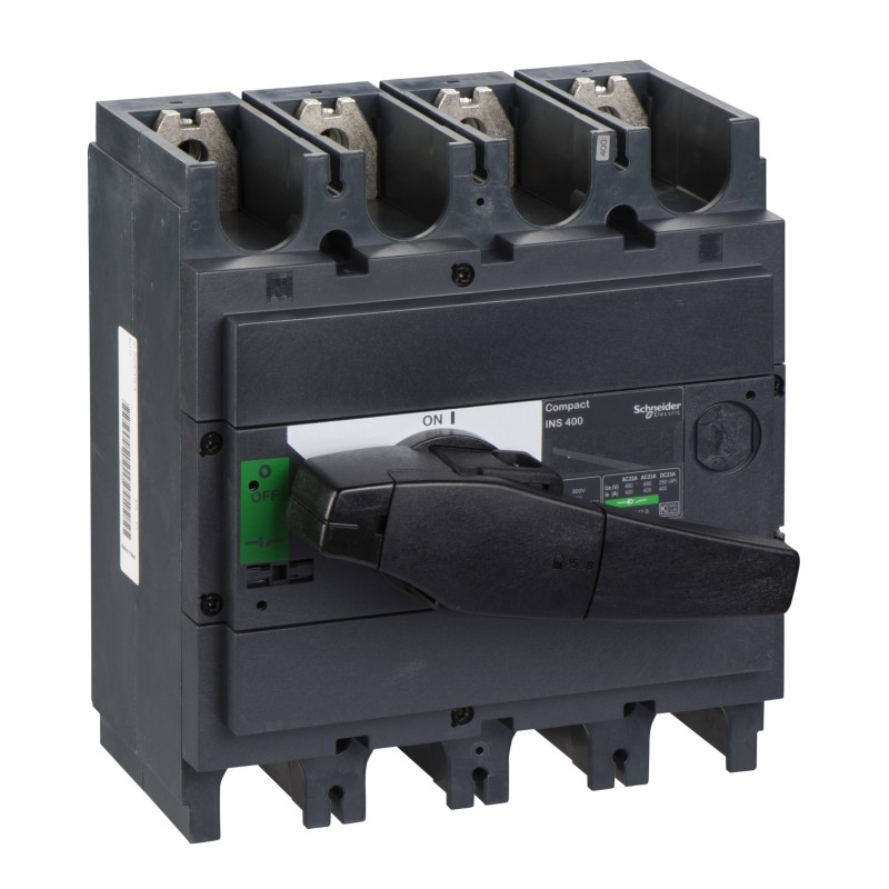 Interrupteur-sectionneur 400A 4P - Compact INS400 SCHNEIDER