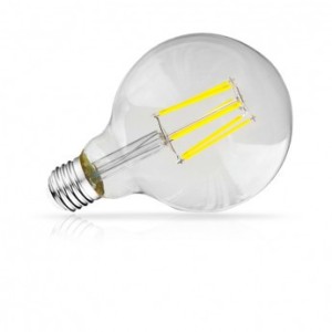 Ampoule LED E27 G95 filament 8W 4000°K VISION EL