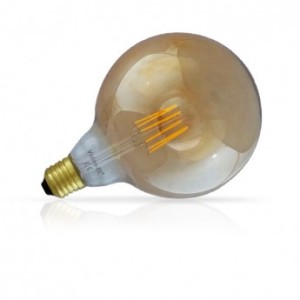 Ampoule LED E27 G125 filament 8W 2700°K Golden VISION EL
