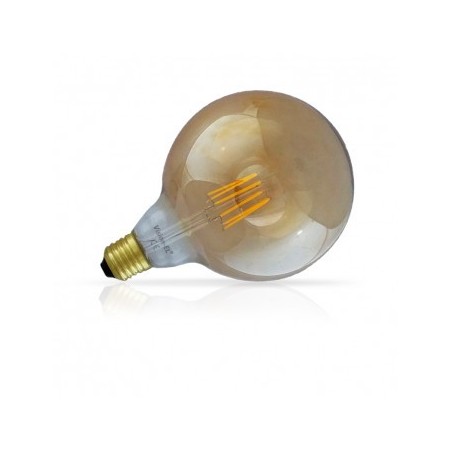 Ampoule LED E27 G125 filament 8W 2700°K Golden VISION EL
