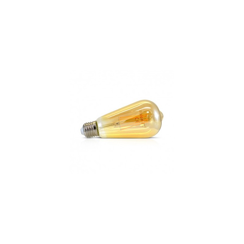 Ampoule LED E27 ST64 filament 8W 2700°K Golden VISION EL