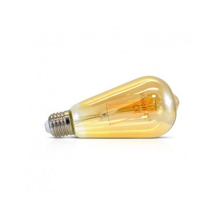 Ampoule LED E27 ST64 filament 8W 2700°K Golden VISION EL