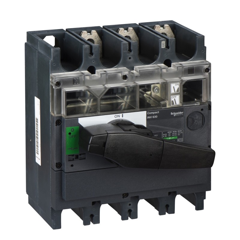 Interrupteur-sectionneur 630A 3P à coupure visible - Compact INV630 SCHNEIDER