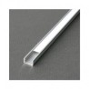 Profilé fin aluminium brut 2m pour bandeaux LED VISION EL