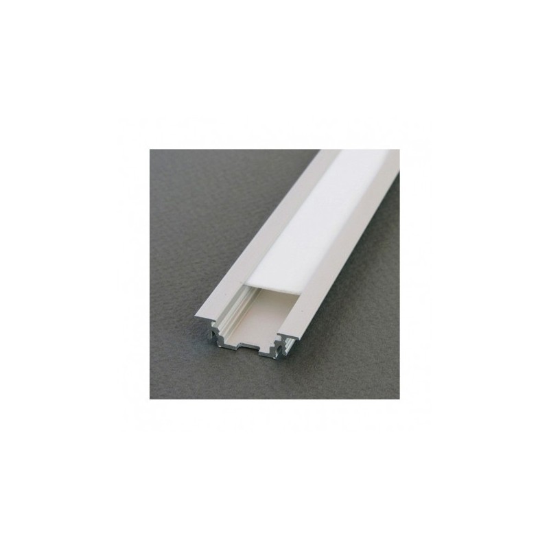 Profilé rainure aluminium brut 1m pour bandeaux LED VISION EL