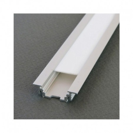 Profilé rainure aluminium brut 1m pour bandeaux LED VISION EL