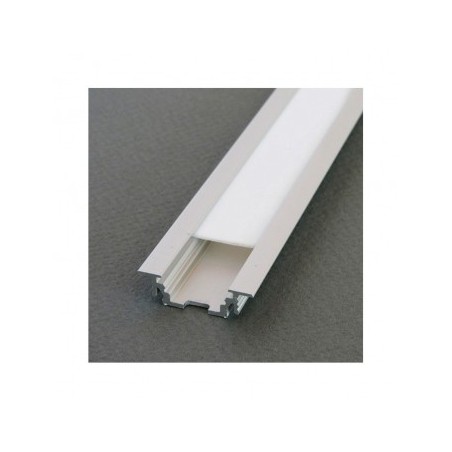 Profilé rainure aluminium anodisé 1m pour bandeaux LED VISION EL