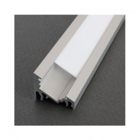 Profilé angle 30/60° aluminium anodisé 2m pour bandeaux LED VISION EL