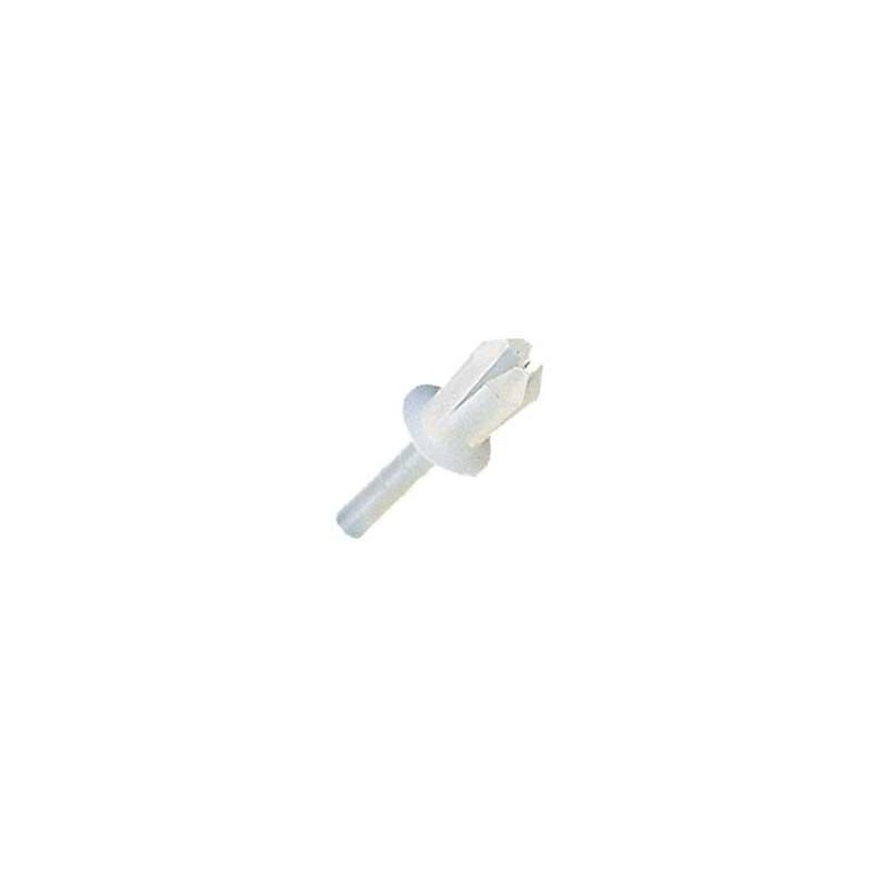 Rivet plastique pour fixation colliers et goulotte sur plaque pleine - Øperçage 5,5mm à 6mm LEGRAND