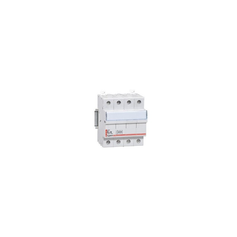 Coupe-circuit sectionneur tripolaire+neutre pour cartouche 10x38mm - 500 V~ LEGRAND