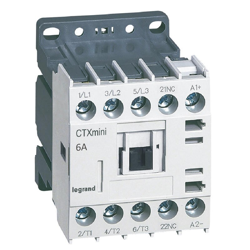 Mini-contacteur CTX³ 3 pôles 6A 1NF - tension de commande 24V LEGRAND