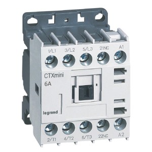 Mini-contacteur CTX³ 3 pôles 6A 1NF - tension de commande 230V~ LEGRAND