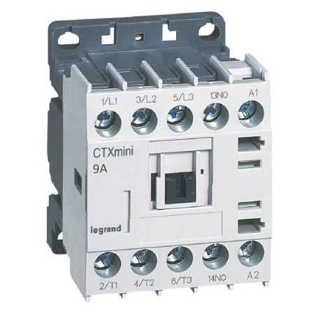Mini-contacteur CTX³ 3 pôles 9A 1NO - tension de commande 110V~ LEGRAND