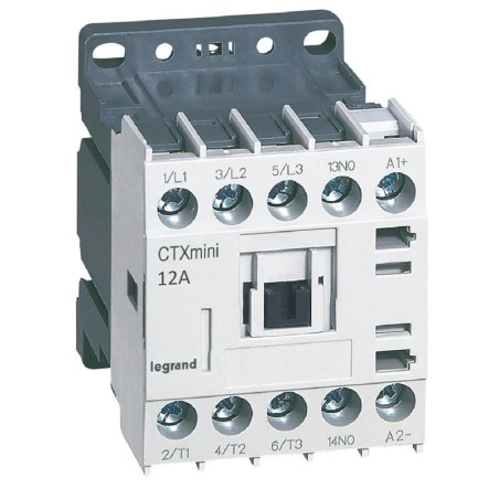 Mini-contacteur CTX³ 3 pôles 12A 1NO - tension de commande 415V~ LEGRAND