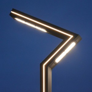 Lampadaire éclairage public voie piéton LED 50W 4000°K 4m Gris Anthracite VISION EL