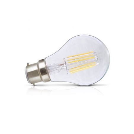 Ampoule LED B22 bulb 8W 2700°K - filament VISION EL