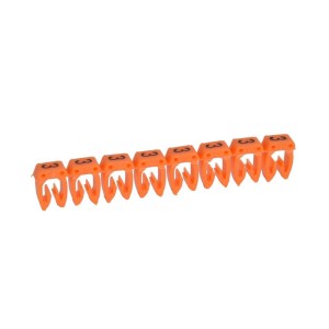 Repère CAB 3 pour filerie 0,15mm² à 0,5mm² - Chiffre 3 - Orange - Emballage : 1000 LEGRAND