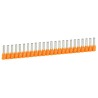 Embout de câblage Starfix simple en bande pour conducteurs section 4mm² - orange - Emballage 250 LEGRAND