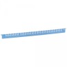 Réglette 24 repères Mémocab larg. 2,3mm - Chiffre 6 - Bleu- Emballage 600 LEGRAND