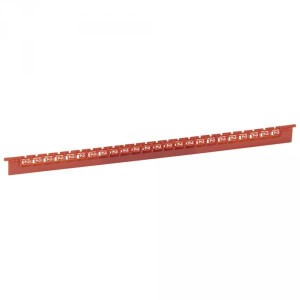 Réglette 24 repères Mémocab larg. 2,3mm - Chiffre 2 - Rouge - Emballage 600 LEGRAND