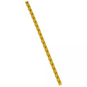 Repère Duplix - Barre de fraction - Noir sur fond jaune - Emballage 600 LEGRAND