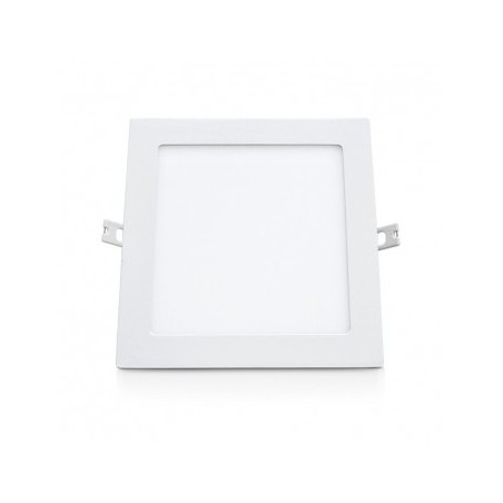 Plafonnier LED blanc 200x200 18W 4000°K MIIDEX - 77652