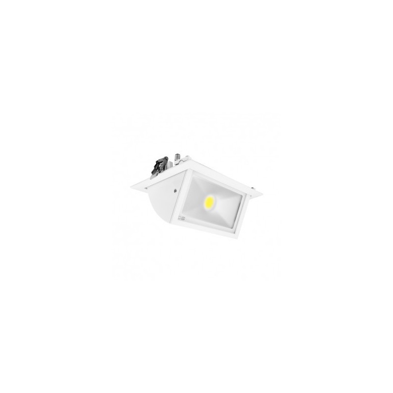 Spot LED rectangulaire inclinable 30W 4000°K avec alim. électronique VISION EL