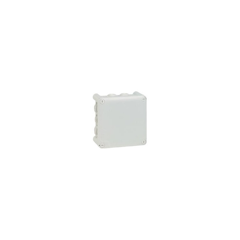 Boîte de dérivation carrée Plexo dimensions 130x130x74mm - gris RAL7035 LEGRAND