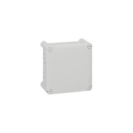 Boîte de dérivation carrée pour presse-étoupe Plexo dimensions 130x130x74mm - gris RAL7035 LEGRAND