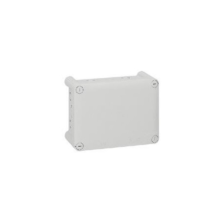 Boîte de dérivation rectangulaire pour presse-étoupe Plexo dimensions 180x140x86mm - gris RAL7035 LEGRAND
