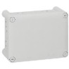 Boîte de dérivation rectangulaire pour presse-étoupe Plexo dimensions 180x140x86mm - gris RAL7035 LEGRAND