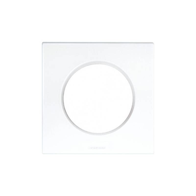 Plaque carrée 1 poste monobloc SQUARE - Blanc EUR'OHM