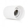 Support de spot LED saillie GU10 cylindre blanc - basse luminance VISION EL