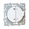 Interrupteur VMC SQUARE - 2 vitesses - Blanc EUR'OHM