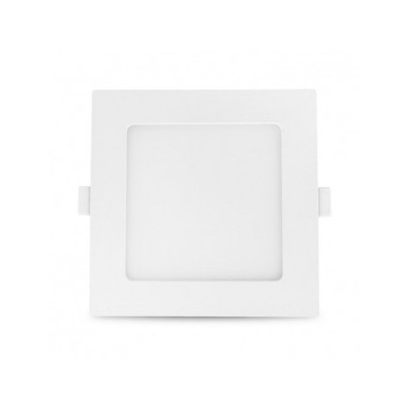 Plafonnier LED blanc 145x145 10W 3000°K MIIDEX - 77531