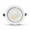 Spot LED escargot inclinable et orientable 60W 4000°K + alim. électronique VISION EL