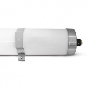 Tubulaire LED intégrées opale 40W 3000°K 4200LM - 1250xØ80mm VISION EL