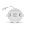 Plafonnier LED 8W 4000°K Ø8,5cm - Blanc MIIDEX - 77462