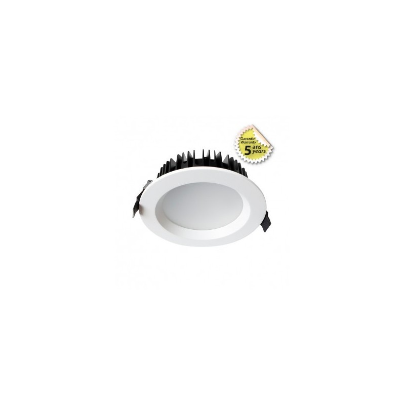 Downlight LED blanc rond Ø22cm 28W 4000°K MIIDEX - 765130