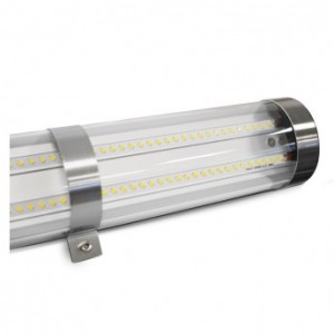 Tubulaire LED intégrées claire 40W 5200 LM 4000°K 40W - 1200xØ80mm VISION EL
