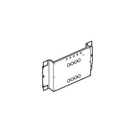 Platine fixe pour 1 ou 2 DPX-IS630 en position verticale dans XL³4000 ou XL³800 - 36 modules LEGRAND