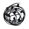 Guirlande foraine câble plat noir - 10 mètres - 10 douilles E27 VISION EL