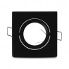 Support plafond carré orientable noir 83x83mm VISION EL